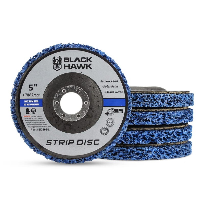 BHA Easy Strip Discs Clean and Remove Paint, Rust and Oxidation 5” x 7/8” - 5 Pack - Image 4