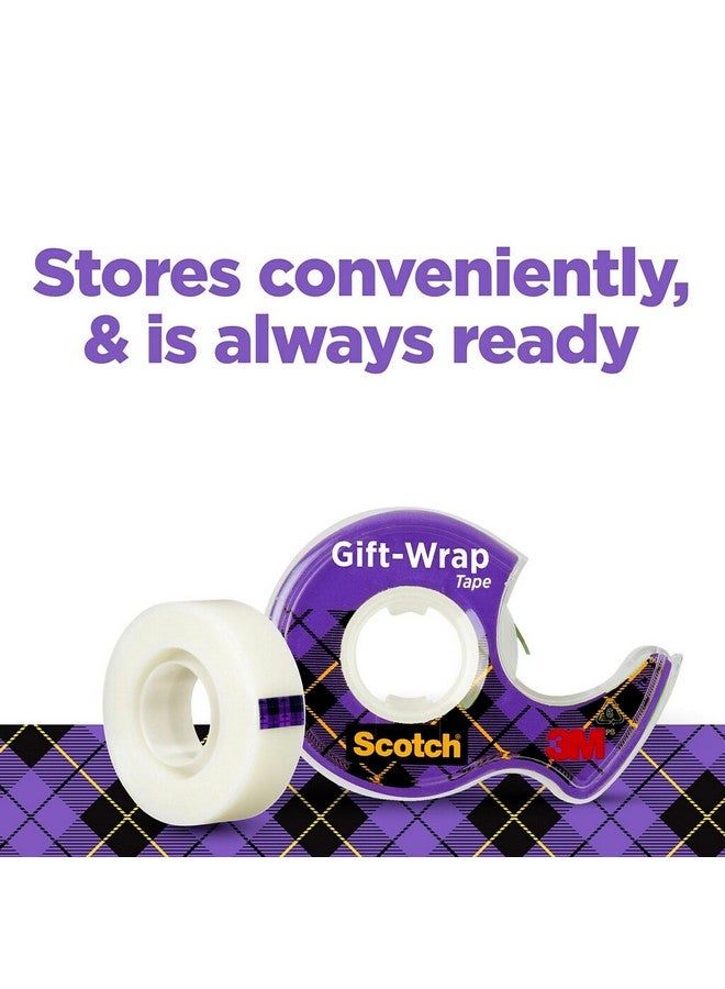 Scotch  Gift Wrap Tape With Dispenser, 3/4 X 23.61 Yds. - Image 4