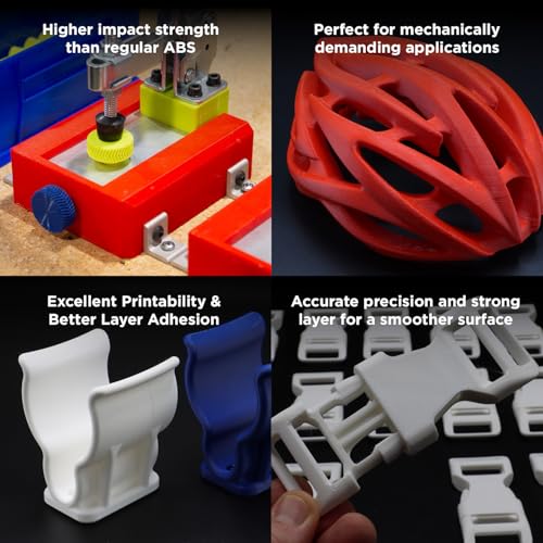 Polymaker ABS Filament 1.75mm Black 3D Printer Filament 1.75mm Heat Resistant 1kg - PolyLite ABS 3D Printing Filament 1.75mm, Strong & Durable, Dimensional Accuracy +/- 0.03mm - Image 5