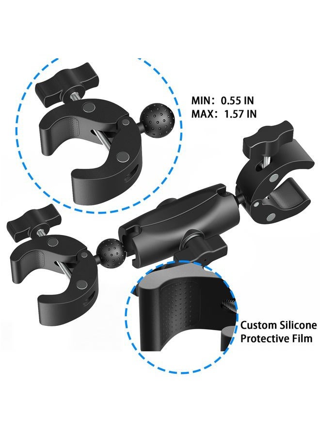 Chatbrid Motorcycle Camera Mount for Insta360 X5 X4 - Bike Handlebar Clamp with 59" Extendable Selfie Stick - Universal Fit for Insta360 X3/X2/ONE RS & GoPro Accessories - Image 3