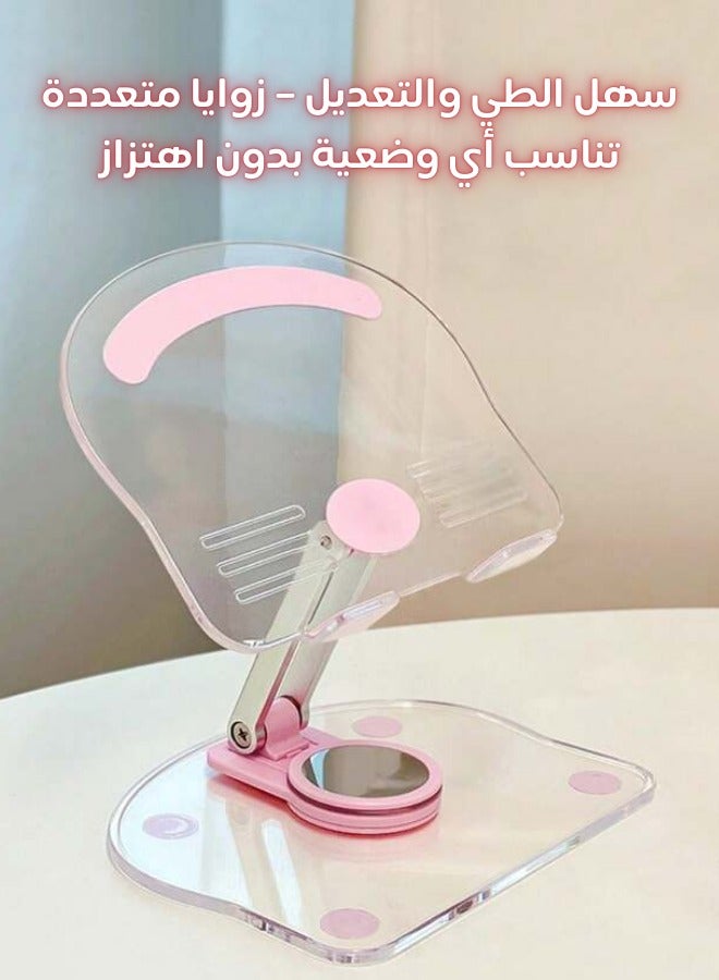 360° Rotating Acrylic Tablet Stand – Foldable & Multi-Functional - Image 4