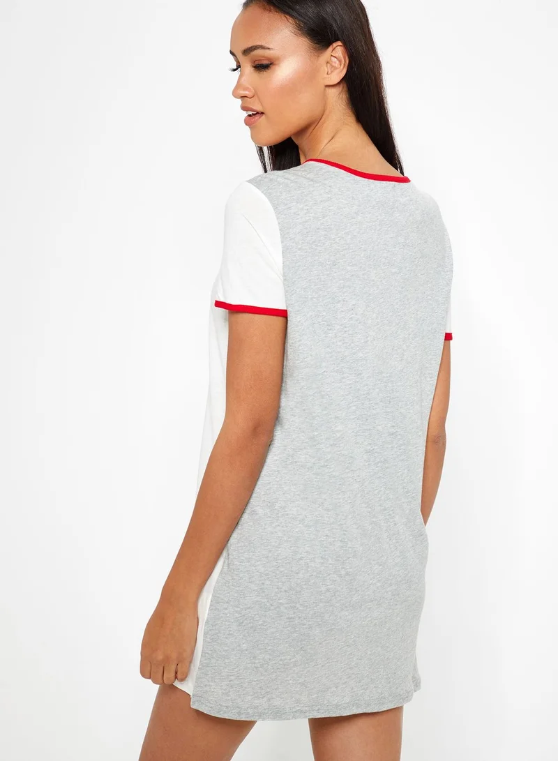 MinkPink Contrast Detail Christmas Nightdress