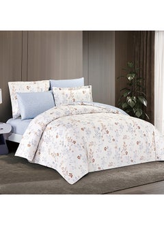 Unique home 6pc faded leafs super king cotton comforter set 260*240cm - pzsku/ZC93D180C90EB48E14668Z/45/_/1739200689/362a3a79-a468-4825-b271-e1549324d61b