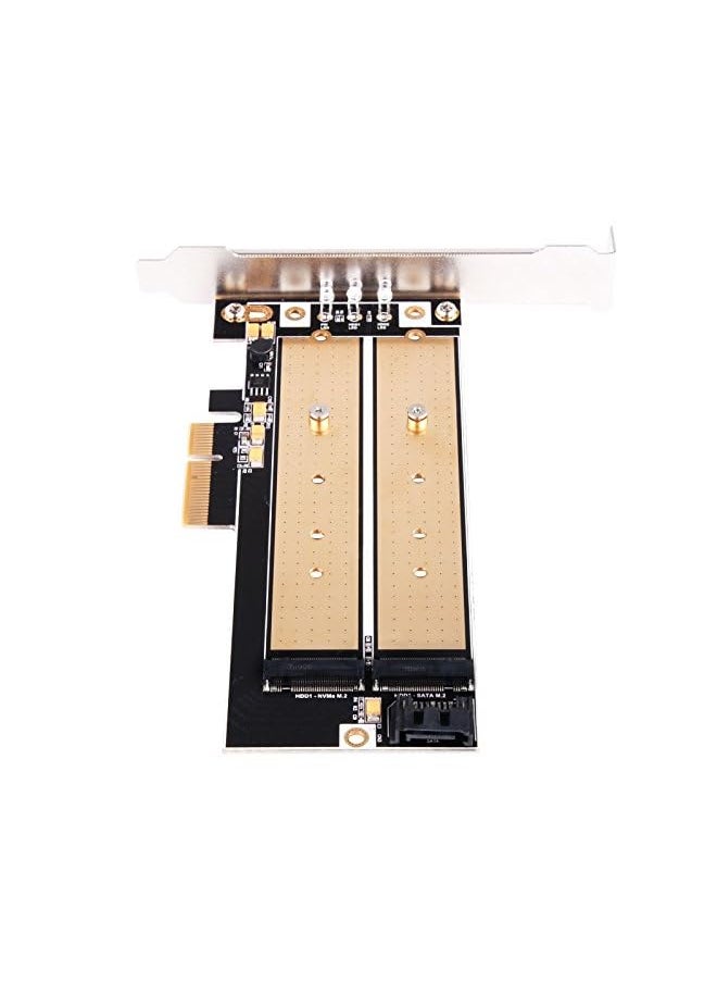 SilverStone Technology Technology M.2 Pcie Adapter For Sata Or Nvme Ssd With Advanced Thermal Solution (Ecm22)  - Image 3