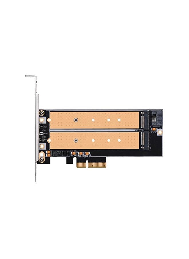 SilverStone Technology Technology M.2 Pcie Adapter For Sata Or Nvme Ssd With Advanced Thermal Solution (Ecm22)  - Image 4