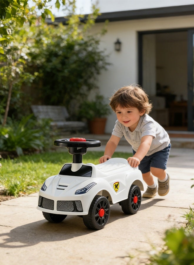 Ride-On Toy Car Sliding Walking Car - Foot-to-Floor Ride-On Toy for Boys & Girls (Ages 1-3 Years Old), Non-Toxic BPA-Free PP Plastic, Anti-Rollover Stable Base, Smooth Silent Wheels, Indoor & Outdoor Sliding Walking Training Toy, Ideal Birthday Gift - Image 2