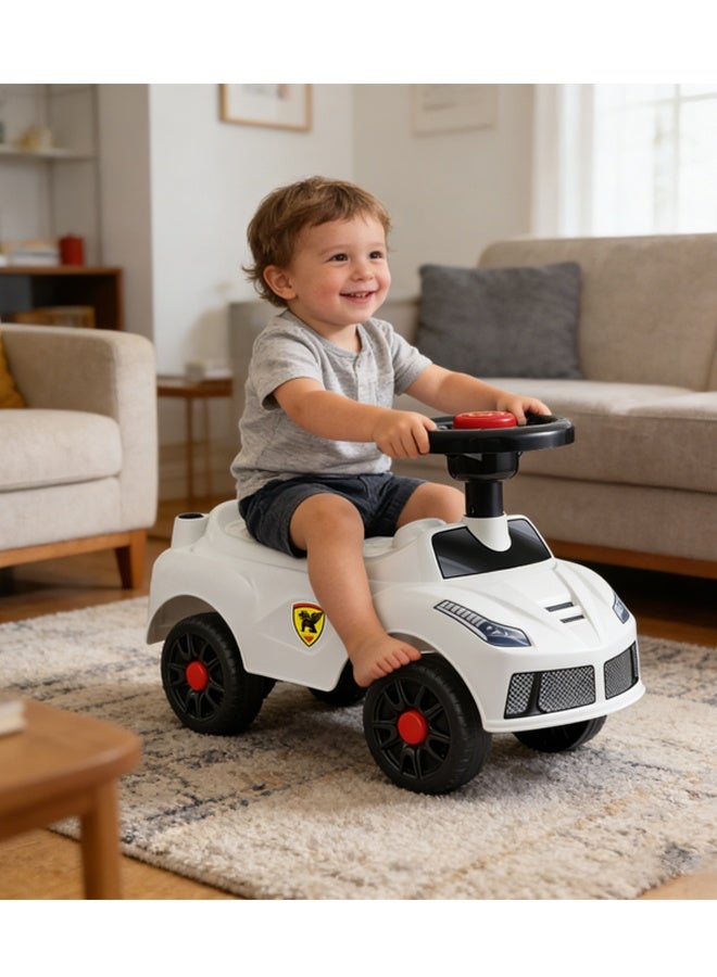 Ride-On Toy Car Sliding Walking Car - Foot-to-Floor Ride-On Toy for Boys & Girls (Ages 1-3 Years Old), Non-Toxic BPA-Free PP Plastic, Anti-Rollover Stable Base, Smooth Silent Wheels, Indoor & Outdoor Sliding Walking Training Toy, Ideal Birthday Gift - Image 3