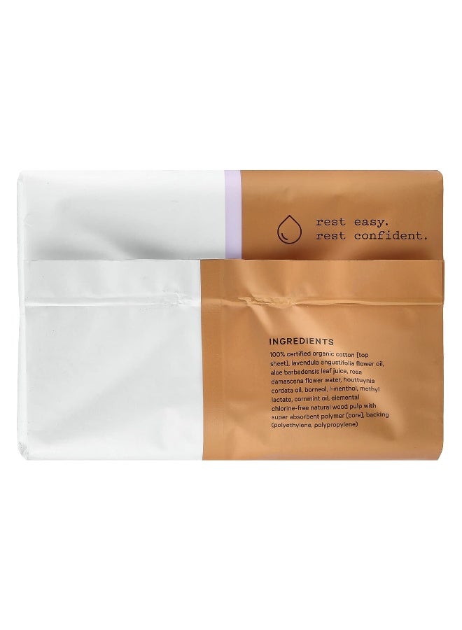 the Honey Pot company The Honey Pot Company, 100% Organic Cotton Cover, Herbal-Infused Pads With Wings, Incontinence Overnight, 16 Count - Image 2