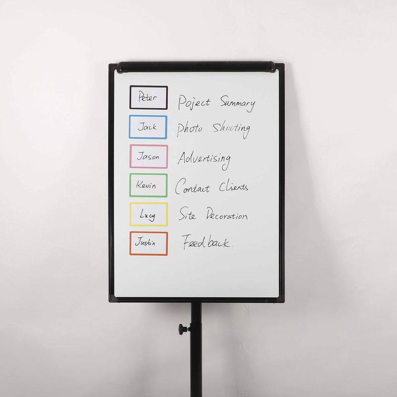 Navy Penguin Dry Erase Magnets Set - 12 Pack - 6x4 in Whiteboard Magnetic Planning Pads Labels - Small White Board Magnet Strips Name Tags for Home, Office and Classroom - Image 5