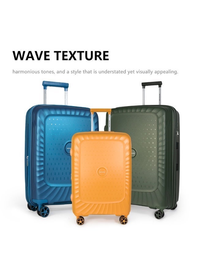NEWCOM 20/24/28 Polypropylene Suitcase, 4 Spinner Wheels, Lightweight Hard Shell | Shock Resistant | Durable PP Material | Fashion Design | Warranty | NEWCOM - Image 2