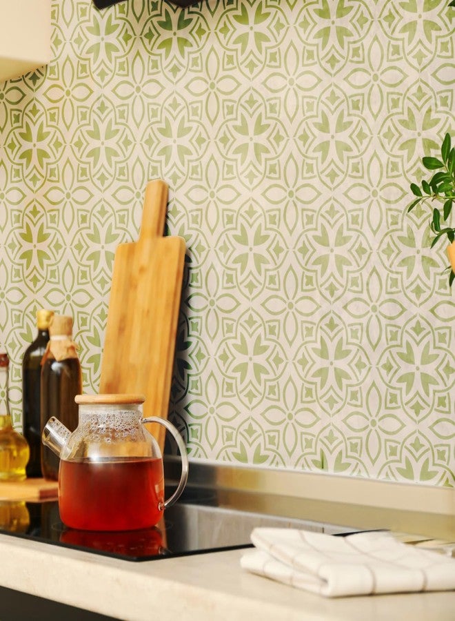 جي جي أس أس ديزاينز قوالب بلاط قابلة لإعادة الاستخدام من GSS Designs، مقاس 12×12 بوصة، قوالب أرضيات كبيرة للطلاء، قوالب جدران للطلاء، قوالب خرسانية لطلاء الفناء، قالب للجدران والأرضيات - Image 4