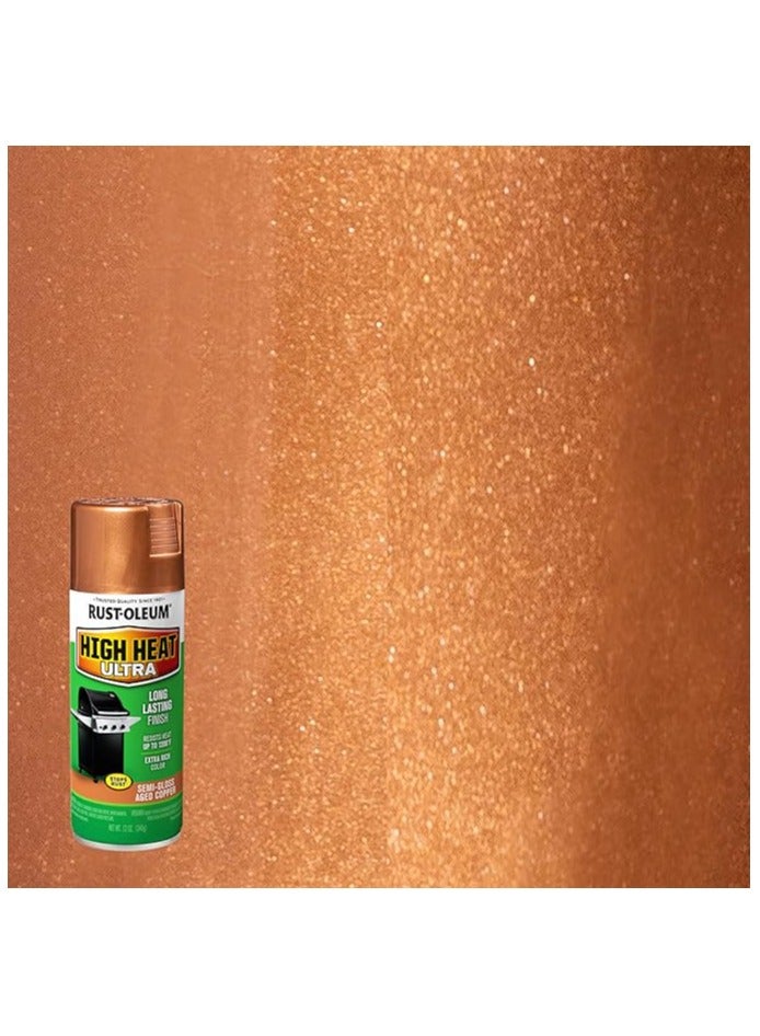 Rust-Oleum High Heat Ultra Enamel Spray, Aged Copper, 12-Oz, 241232