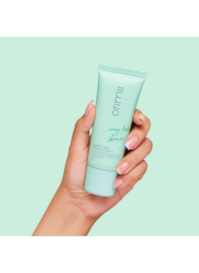 Orimii Nail & Hand Cream For Women With Shea Butter & Alpine Berry Strengthens Nails Repairs Cuticles & Keeps Hands Soft & Moisturized Hand Moisturizer For Dry Skin 100% Safe & Natural (45Ml)  - Image 2