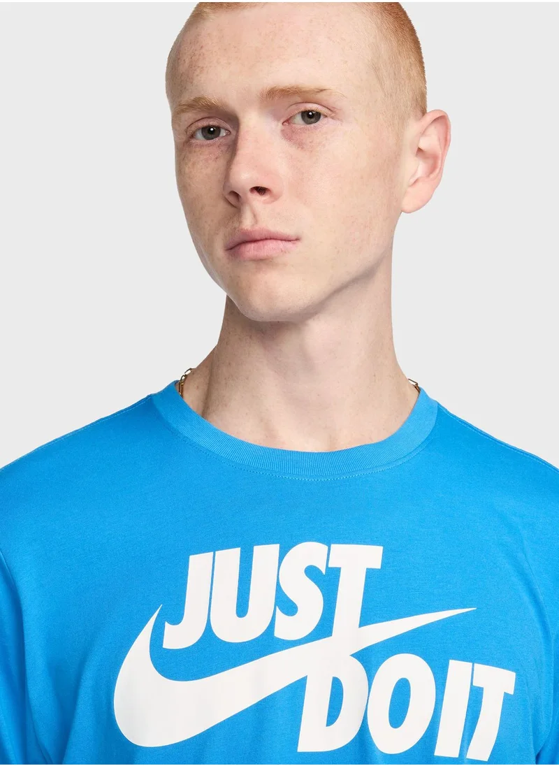 نايكي تيشيرت سووش مطبوع بعبارة "Just Do It"