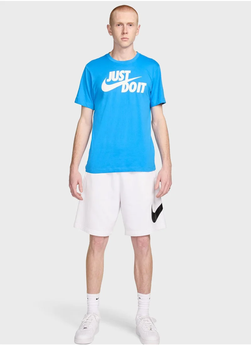 نايكي تيشيرت سووش مطبوع بعبارة "Just Do It"