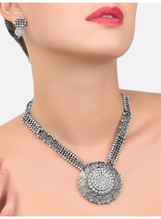 erorex Jewelery Set For Women Silver Zpfk6506 - Image 3