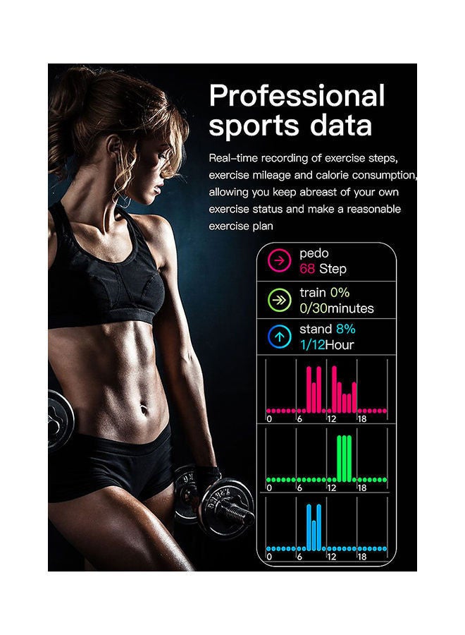 NIBEMINENT Global Version Chipset Fitness Tracker Smart Watch White - Image 2