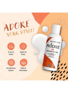 Adore Dore Semi Permanent Hair Color Vegan And Crueltyfree Hair Dye 4 Fl Oz 150 Platinum (Pack Of 1)  - Image 5