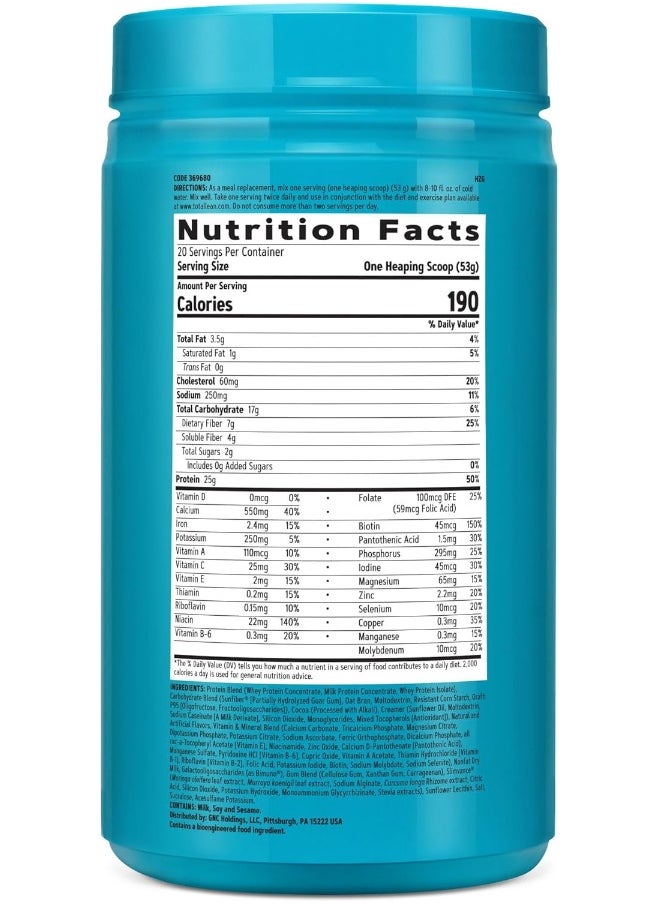 GNC Total Lean® Lean Shake™ + Slimvance® Caffeine Free - Chocolate Peanut Butter  - Image 2