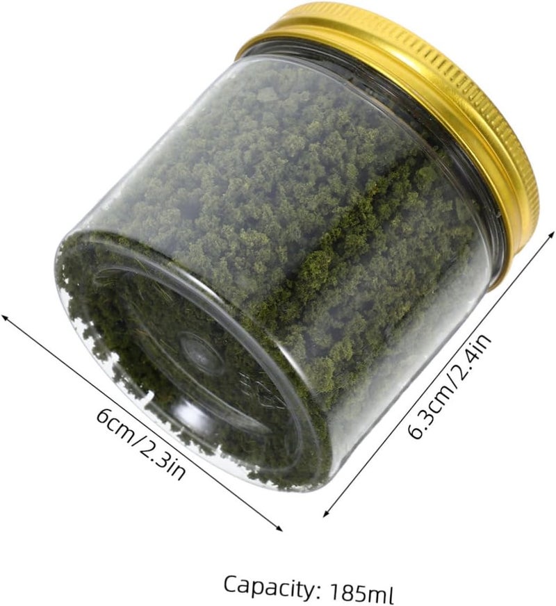 NUOBESTY Bottle Bushy Powder Model Diorama Static Grass for Miniature Scenery Train Layout Natural Look Grass for Crafting and Modeling - Image 2