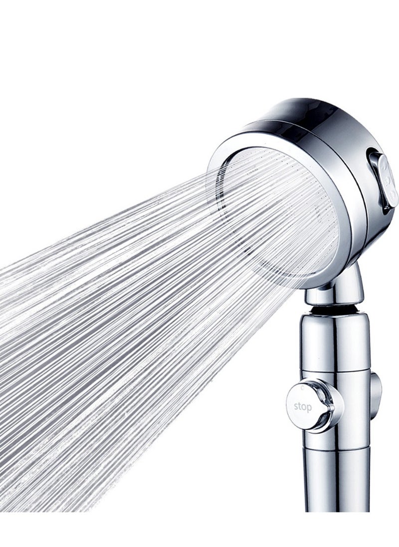 DMG TECH High Pressure Hand Shower Head, High Pressure 3 Mode Hand Shower Head with 150cm Replacement Hose/Holder and 2 Cotton Filters  - Image 1