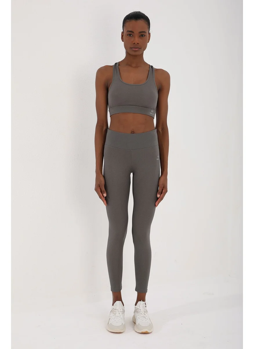 Tommy Life Çağla Women's High Waisted Minimizer Back Detailed Bustier Leggings Set-95281