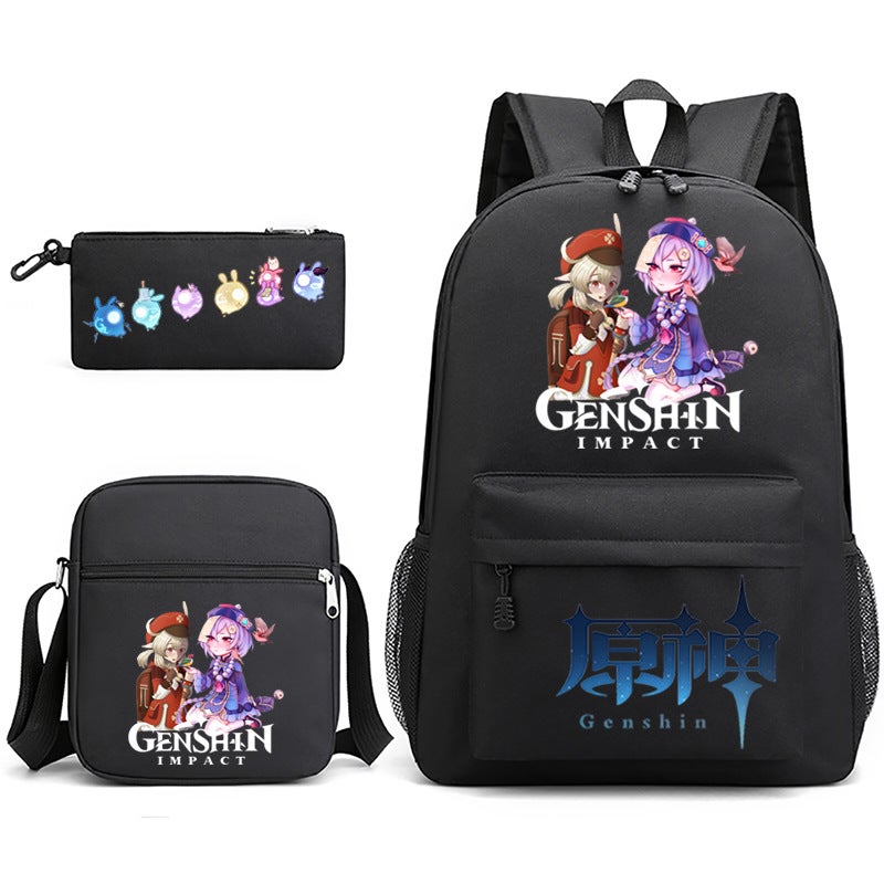 Game Original Star Student Schoolbag Three-Piece Set Youth Male And Female Backpack - Image 1