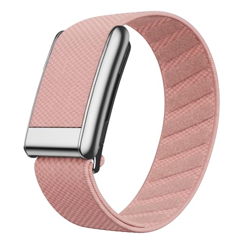 Fitcent Adjustable SuperKnit Wristband Compatible with WHOOP 5.0 Bands WHOOP MG LIFE (Pink, One+Peak) - Image 1
