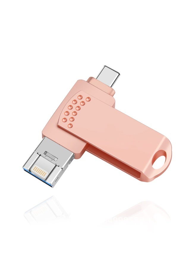 دارك هورس ذاكرة فلاش USB 4 في 1 من النوع C بسعة 2 تيرابايت لتخزين الصور والفيديوهات وملفات الموسيقى، متوافقة مع أجهزة الكمبيوتر المحمولة وأجهزة أندرويد. - Image 1