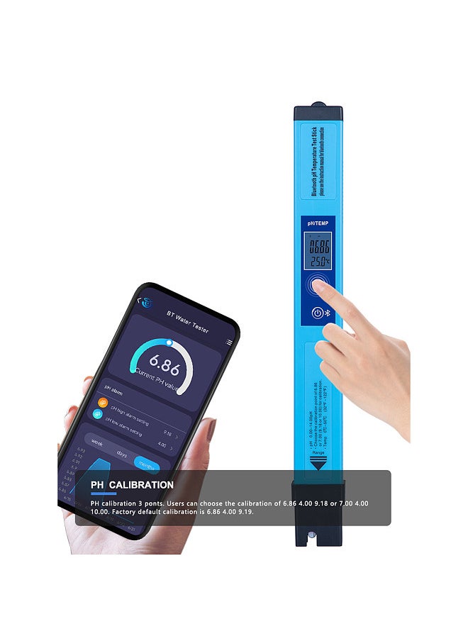 Generic pH Meter Digital 2 in 1 PH Temp Meter Backlight pH Water Tester with 0-14 pH Measurement Range for Nutrients Growing Indoor Garden Home Brewing Pool Aquarium  - Image 5