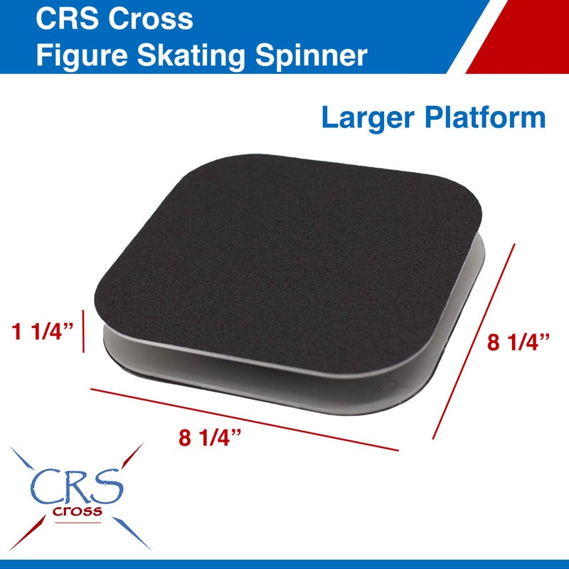 CRS Cross Figure Skating Spinner. Spinning Training Aid for Ice Skaters, Gymnastics, Dance and Ballet Pirouette. Metal Eight (8) Inch Spin Trainer. (Spinner) - Image 2