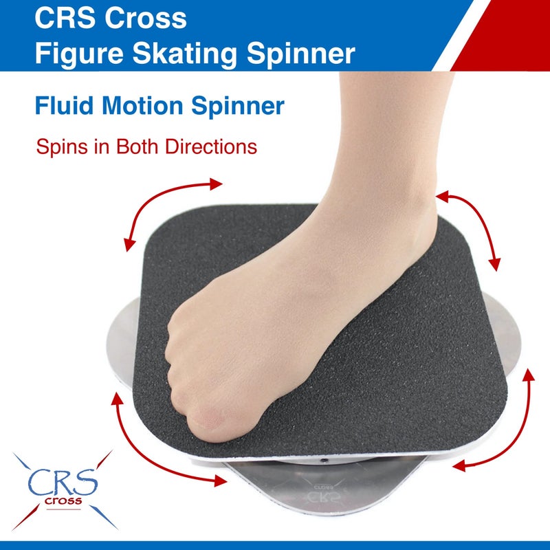 CRS Cross Figure Skating Spinner. Spinning Training Aid for Ice Skaters, Gymnastics, Dance and Ballet Pirouette. Metal Eight (8) Inch Spin Trainer. (Spinner) - Image 4
