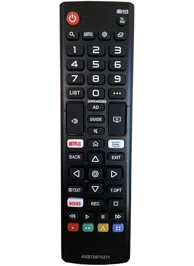 Generic Remote Control  LG Smart TV with Buttons Netflix and Prime Video  - Image 4
