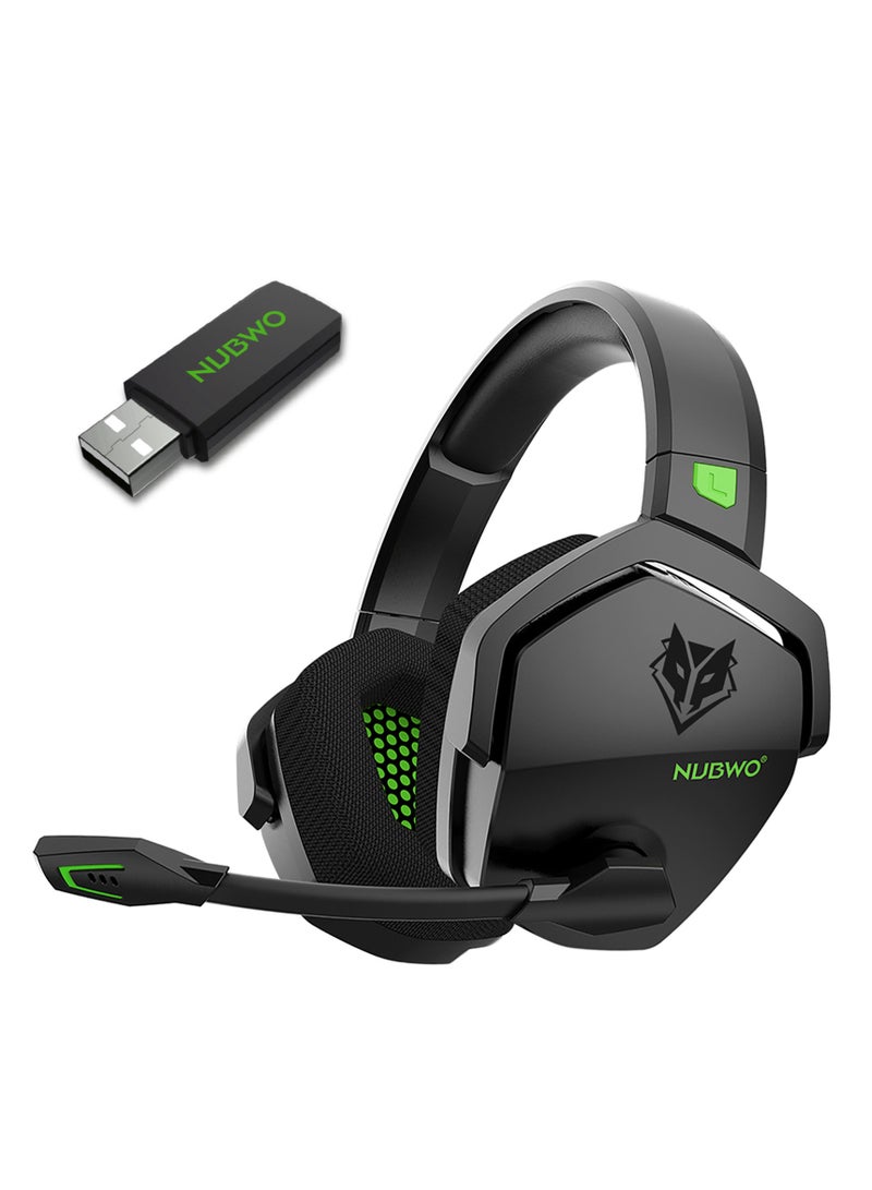 NUBWO G06 Dual Wireless Gaming Headset With Microphone For PS5, PS4, PC, Mobile, Switch: 2.4G,Bluetooth - Image 1
