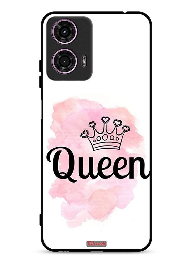 Tolwak Motorola Moto G24 4G Protective Case Cover Queen Art - Image 1