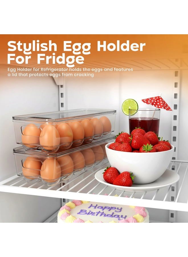 Utopia Home Egg Container for Refrigerator, Pack of 3 - Image 5