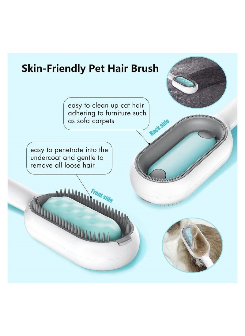 Y&D Pet Hair Comb 4 in 1 Remover Grooming Brush with Wet Wipes Reusable Magic Comb for Cleaning and Massage  - Image 4