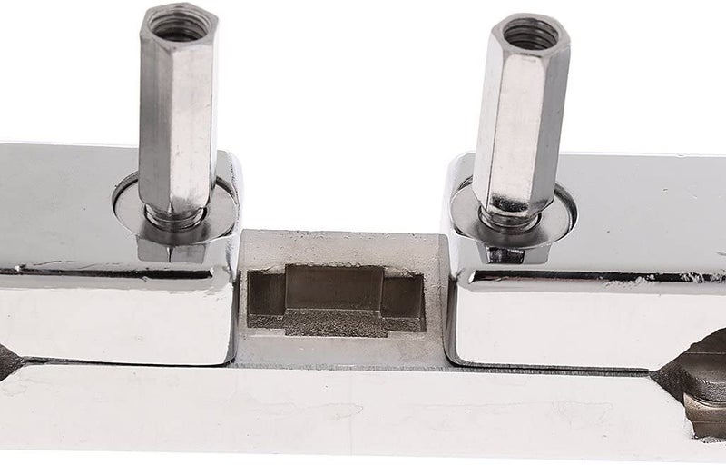 TUOREN Drum Set Holder Clamp Adjustable Multi-Clamp Cymbal Boom Arm Mounting Bracket (Fits 1/2" to 1" Pipes) with Two Screw Adjustment - Image 3