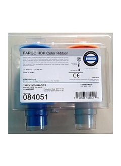 Fargo YMCK color ribbon for HDP5000 card printers. multi-colors 84051  - Image 1