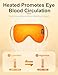 Rythboom Heated Eye Mask Rechargeable Eye Warmer for Dry Eyes Stye Relax Blackout Eyes Mask for Airplane Sleeping for Travel Birthday Idea for WomanMan Black - Image 4