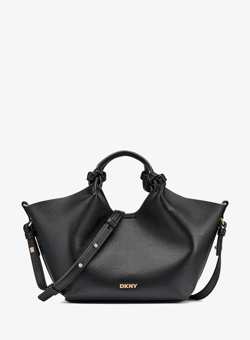 DKNY black/gold Paula Small Tote Bag for Women | Best Price UAE