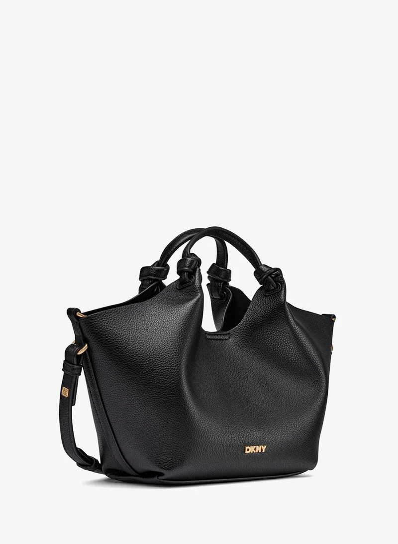 DKNY black/gold Paula Small Tote Bag for Women | Best Price UAE