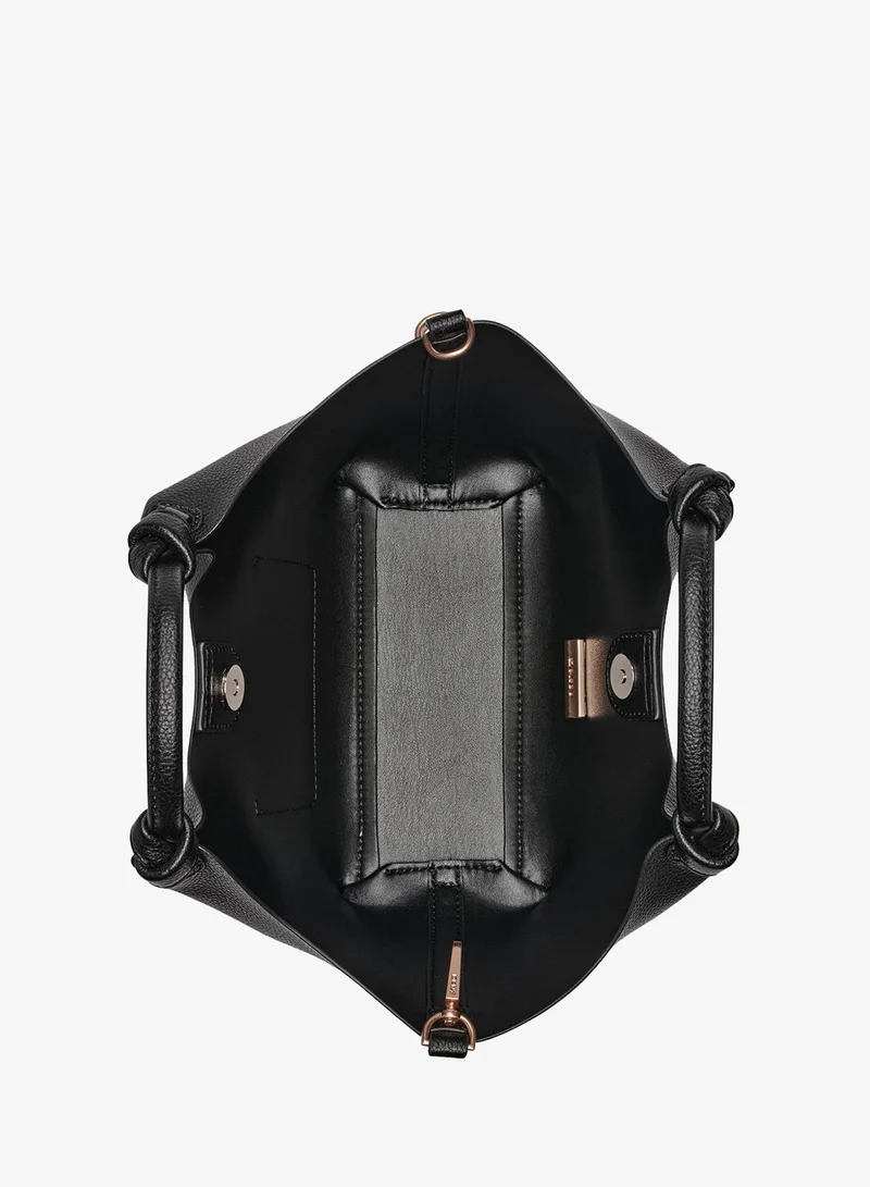 DKNY black/gold Paula Small Tote Bag for Women | Best Price UAE