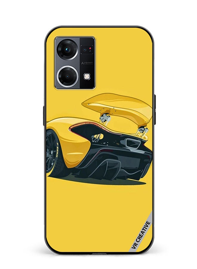 VR CREATIVE Protective Case Cover For Oppo Reno8 4G Car Design Multicolour - Image 1