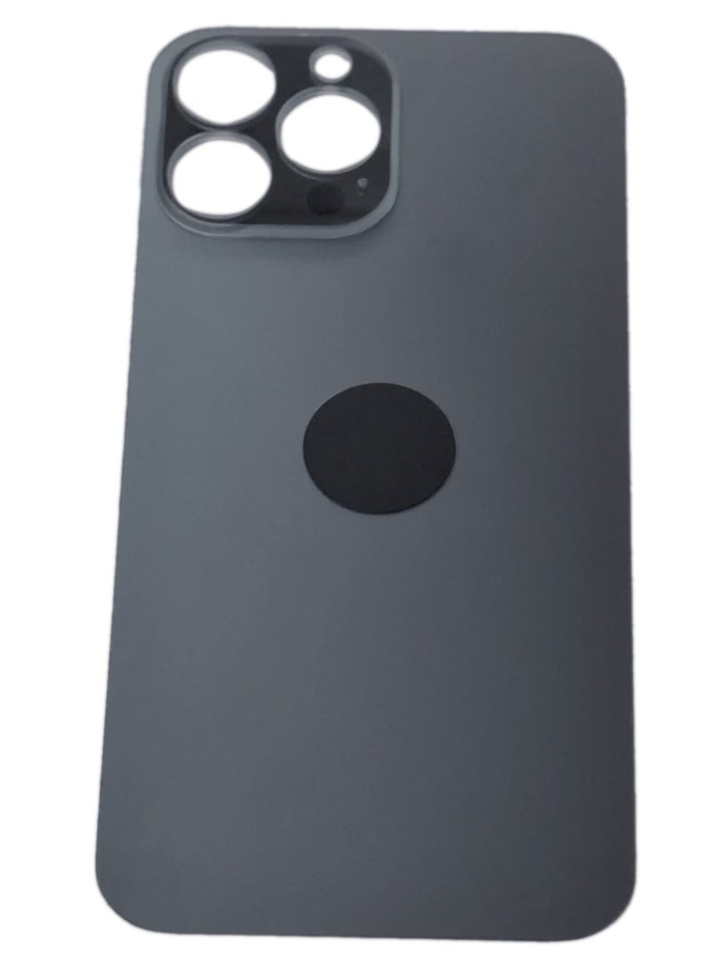 ظهر زجاج خلفية بديل ايفون 13 بروماكس اسود