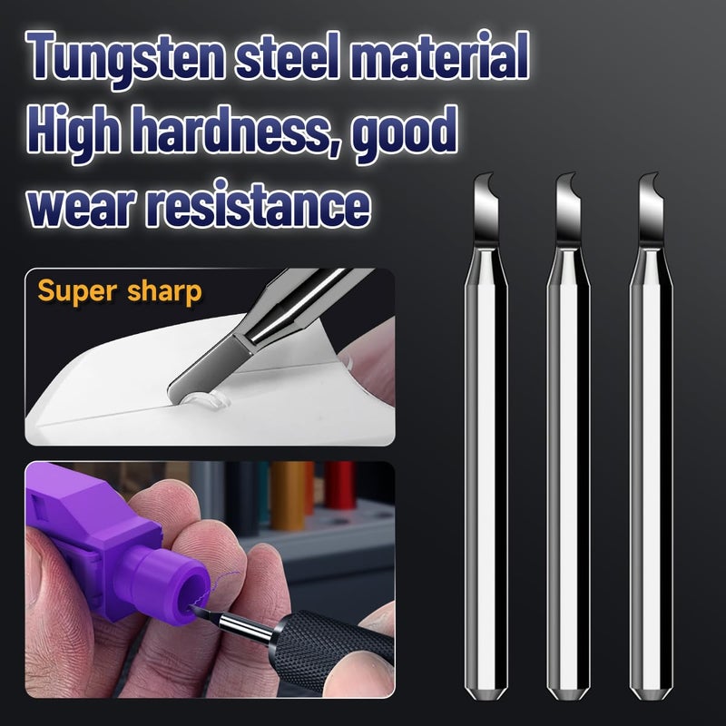 stedi Model Scriber,Line Scriber,Tungsten Steel Blades 0.15mm,Panel line,Model Scribing Tool for Modeling Hobby,Resin GK Carved Engraved Lines,RG Scale Model,Gundam Model Kit - Image 4