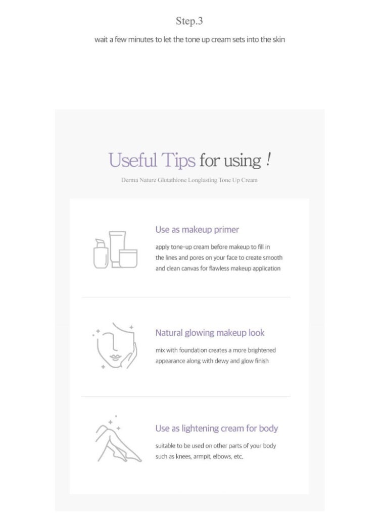 سيليماكس كريم celimax Derma Nature Glutathione Longlasting Tone Up لتفتيح وإشراقة يومية طبيعية - Image 5