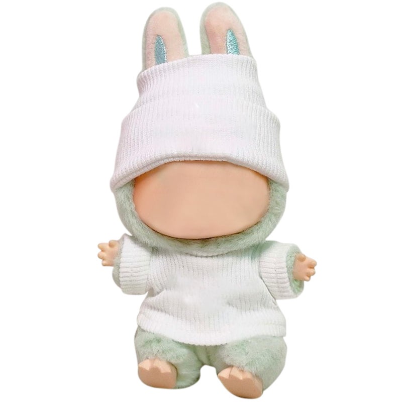 GerdfeiTawtab Clothes Fit for 17CM Doll Fashion Doll Clothes Outfit Set Cute Theme Designer Toys Dress Accessories for Collector Fans Display D White Set - Image 2