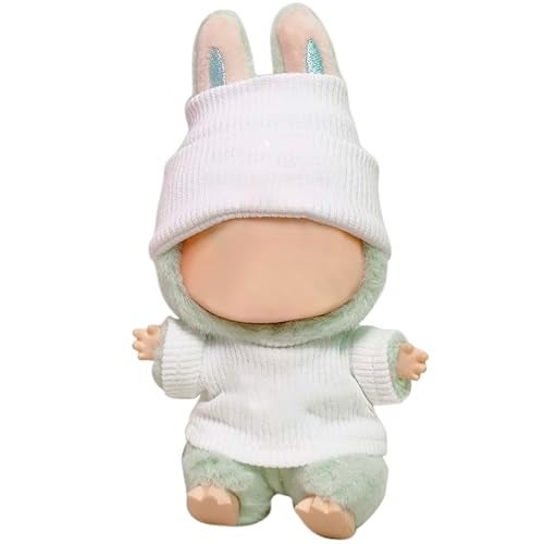 GerdfeiTawtab Clothes Fit for 17CM Doll Fashion Doll Clothes Outfit Set Cute Theme Designer Toys Dress Accessories for Collector Fans Display D White Set - Image 1