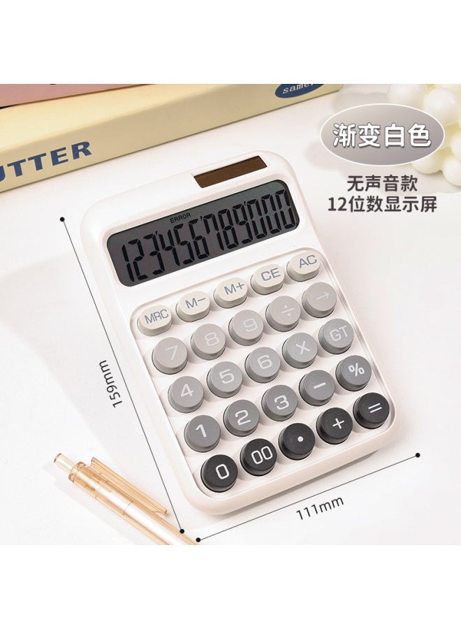 High-appearance Gradient Color Calculator For Office Use, Solar-powered Calculator For Finance And Accounting Students, Specifically Designed For Problem-solving